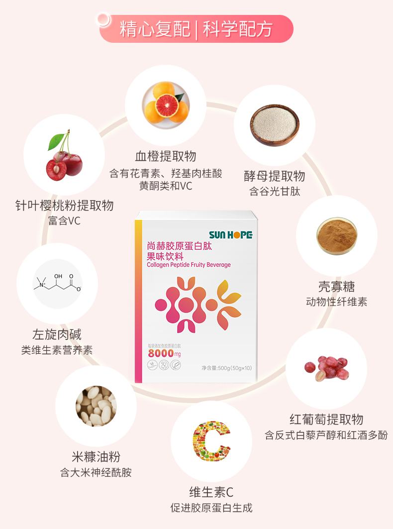 火狐在线客服胶原蛋白肽果味饮料