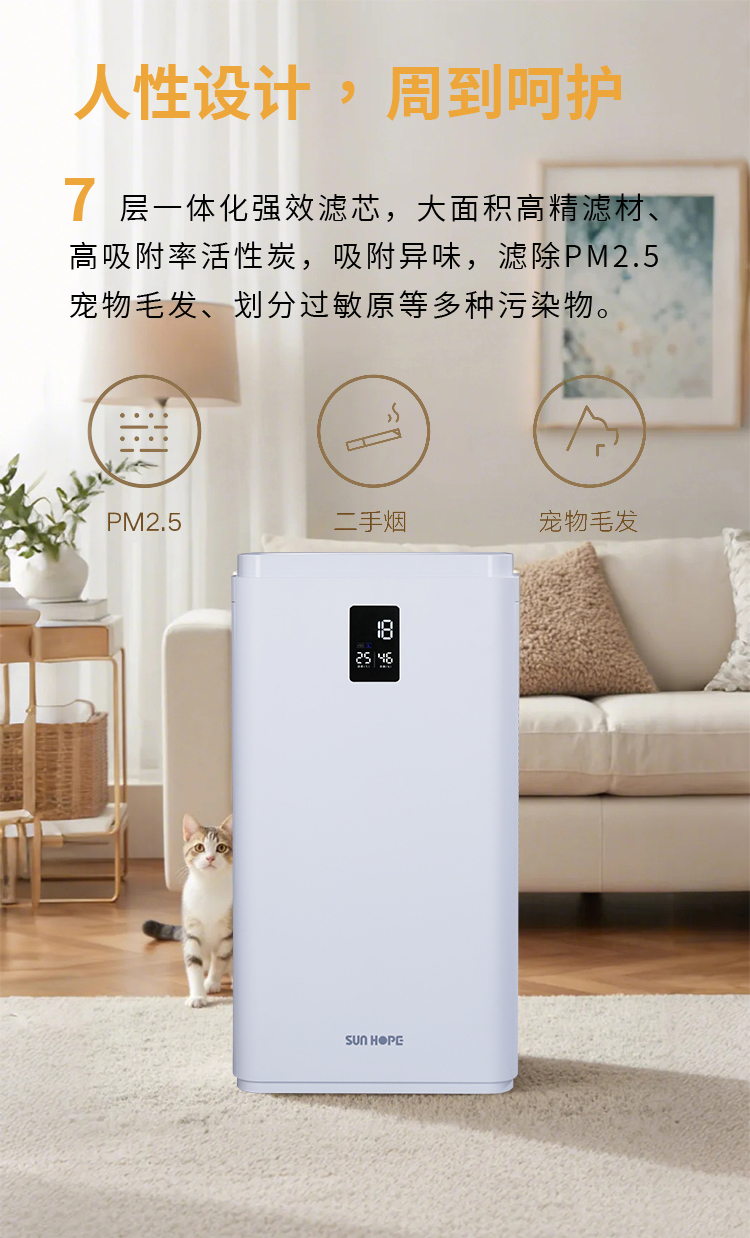 火狐在线客服空气净化器KJ650F-S01